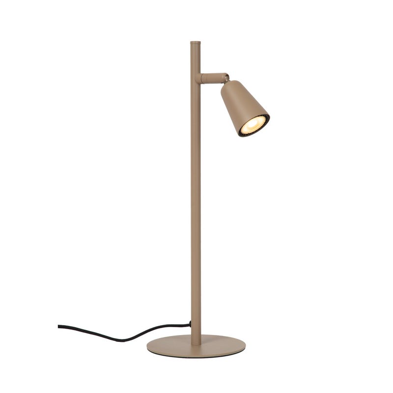 Lampa stołowa TIANA 1xGU10x25W metal taupe wym:46x21,7x15cm IP20 Lucide