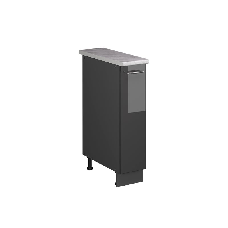 Vicco Szafka apteczna Fame-Line, Antracyt połysk/Antracyt, 20 cm, BP Marmur