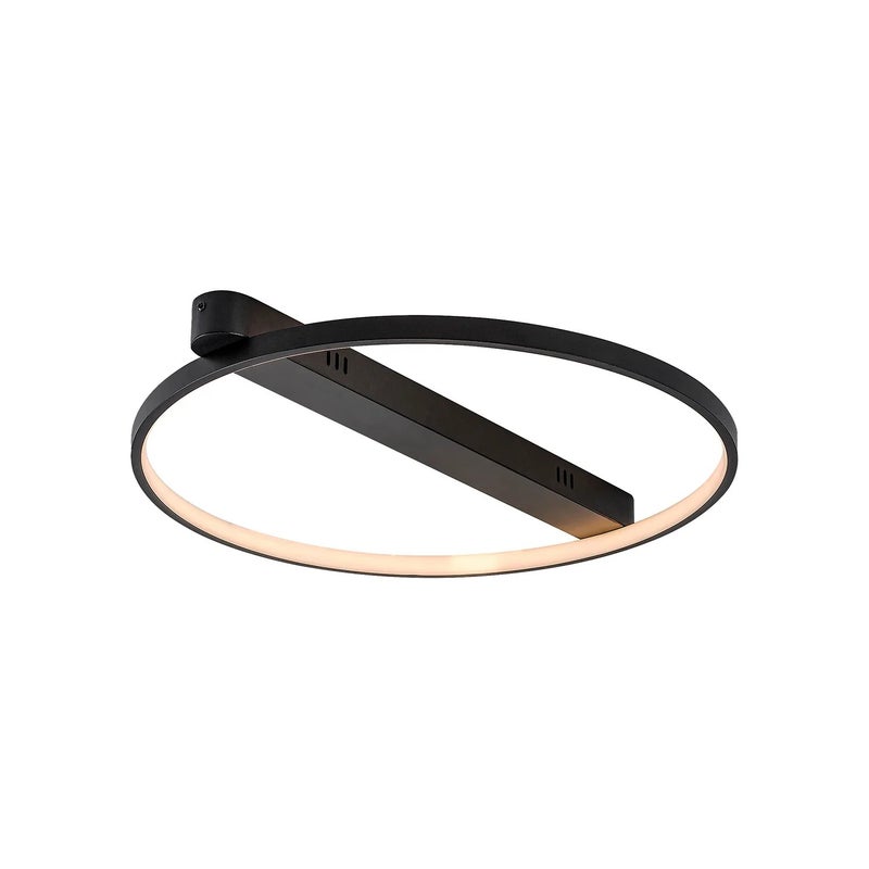 Lampa sufitowa pierścień LED Beliza 45W biała ciepła 3200lm metal czarno-biała wym:5,5x55x50cm IP20 Rabalux