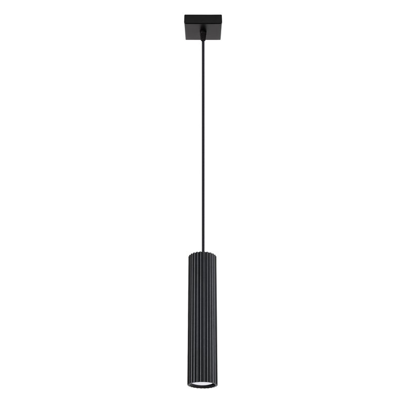 Lampa wisząca GRAVIO czarna 1xGU10x10W aluminium wym:118x8x8cm IP20 Pure Lume