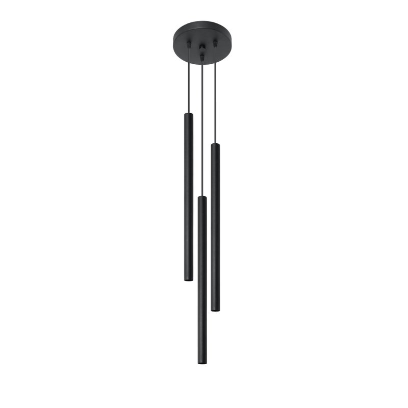 Żyrandol VELINO czarny 3xG9x12W metal wym:100x20x20cm IP20 Pure Lume