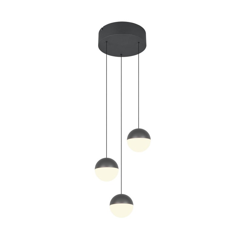 Lampa wisząca LED SENTA 5W ciepła 800lm tworzywo sztuczne czarno-biała wym:150x25x25cm IP20 RL