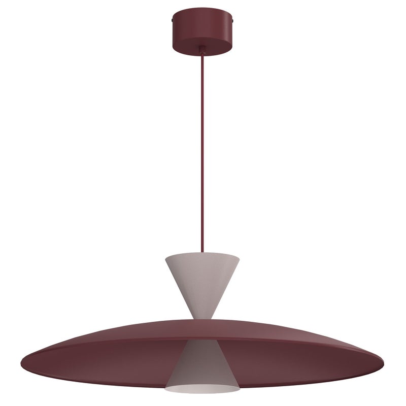 Lampa wisząca Mistic czerwony 1xGX53x15W metal wym:110x65x65cm IP20 Luminex