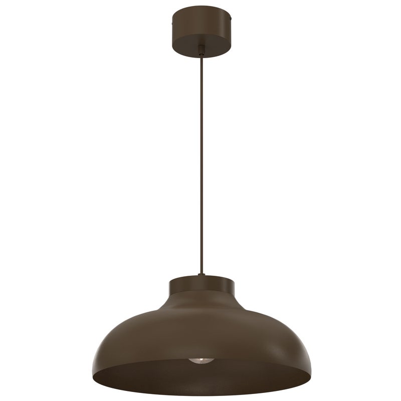 Lampa wisząca Basca brązowy 1xE27x15W metal wym:130x40x40cm IP20 Luminex
