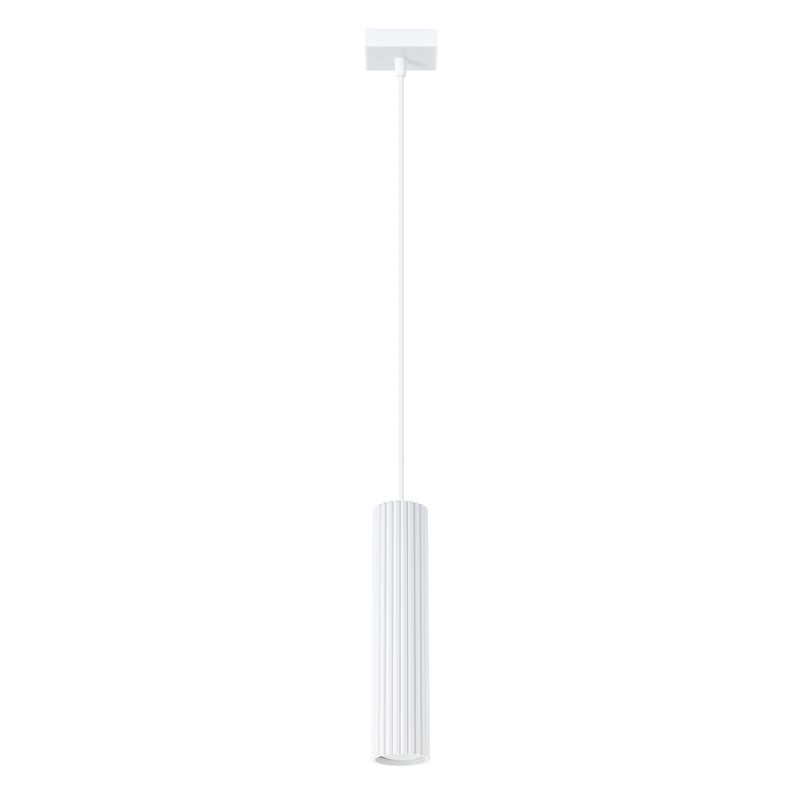 Lampa wisząca GRAVIO biała 1xGU10x10W aluminium wym:118x8x8cm IP20 Pure Lume