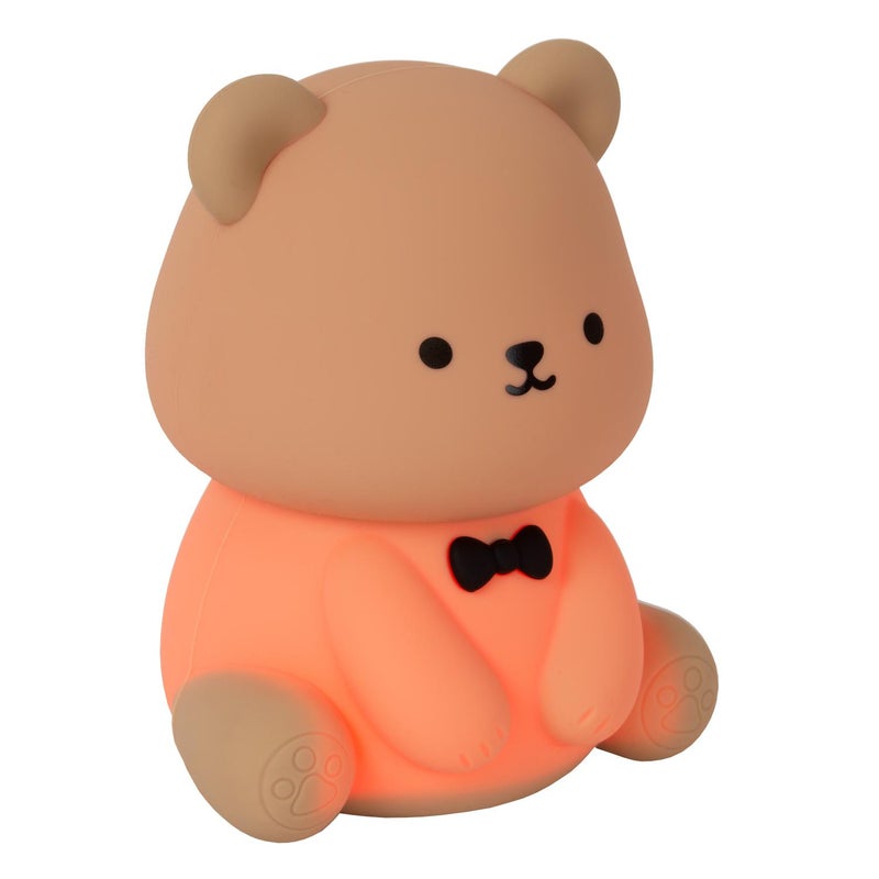 Lampa stołowa LED PINCHA BEAR brązowa 0.5W ciepła 23lm tworzywo sztuczne wym:12,9x9,9x10,3cm IP20 Lucide