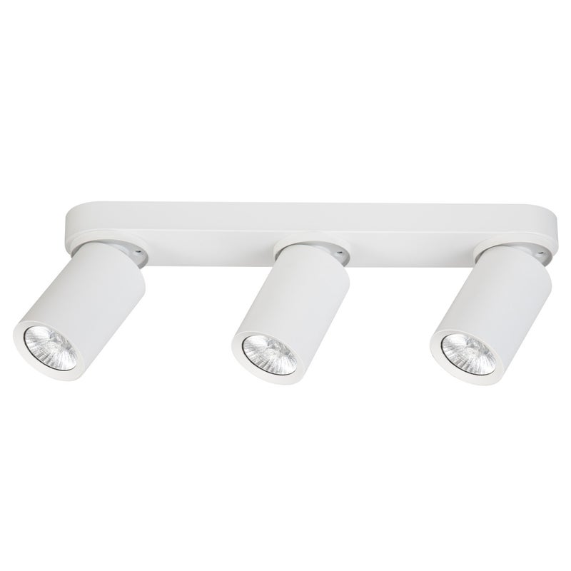 Reflektor sufitowy spot natynkowy Flex listwa biały 3xGU10x10W wym: 9 x 38 x 6 cm metal Alfa