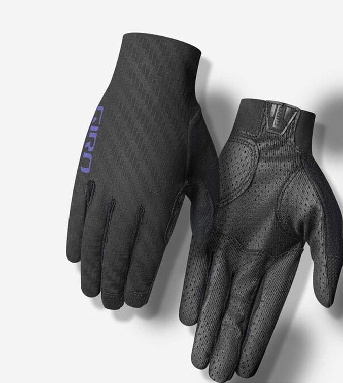 Rękawiczki damskie GIRO RIVETTE CS długi palec czarny electric purple