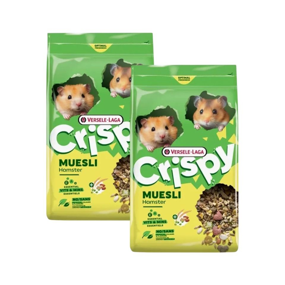 VERSELE-LAGA Crispy Muesli Hamster 2x750g pokarm dla chomików