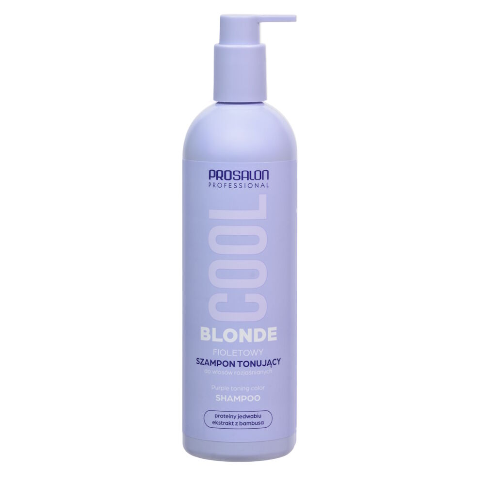 Prosalon Cool Blonde Fioletowy Szampon Tonujący do Włosów Rozjaśnianych 500ml