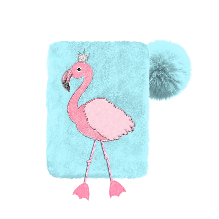 Portfel zapinany na zamek - Flamingo