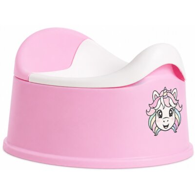 Nocnik SUN BABY B13.002.1.4.2 Jednorożec Ciemnoróżowo-biały