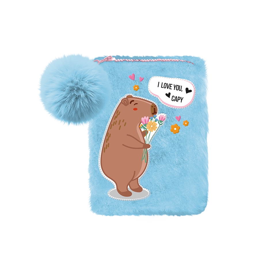 Portfel zapinany na zamek - Capibara