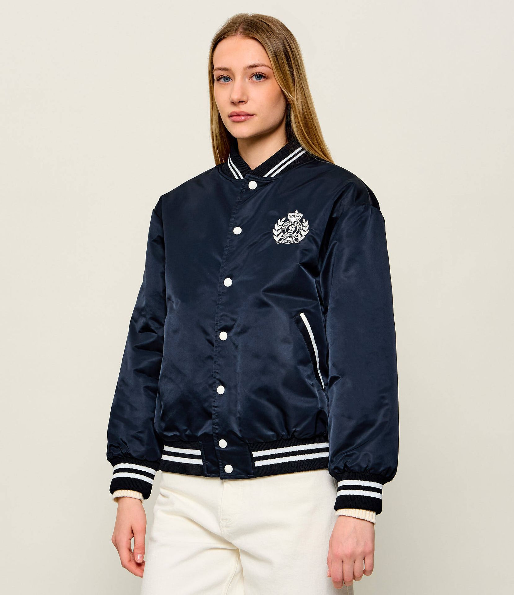 Sporty&Rich Kurtka bomber H&W Oversize fit
