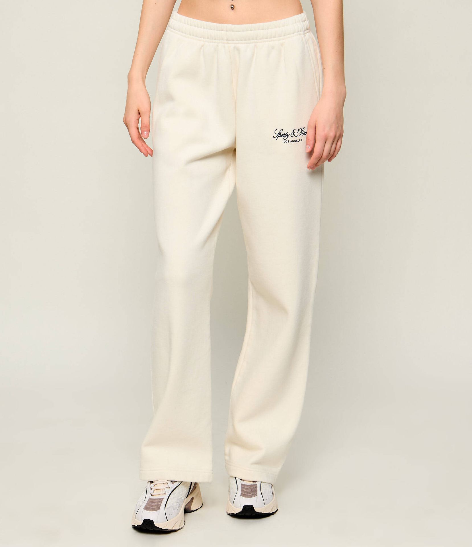Sporty&Rich Spodnie dresowe BASILA Relaxed fit