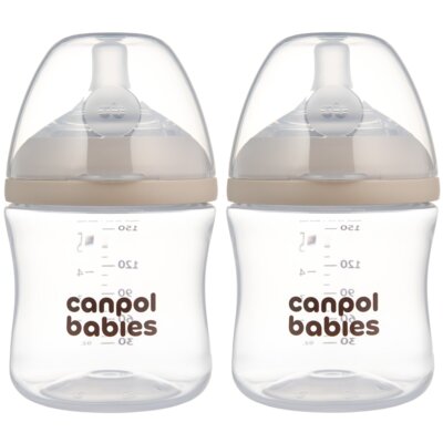 Butelka CANPOL BABIES Natural Shape 150 ml (2 sztuki)