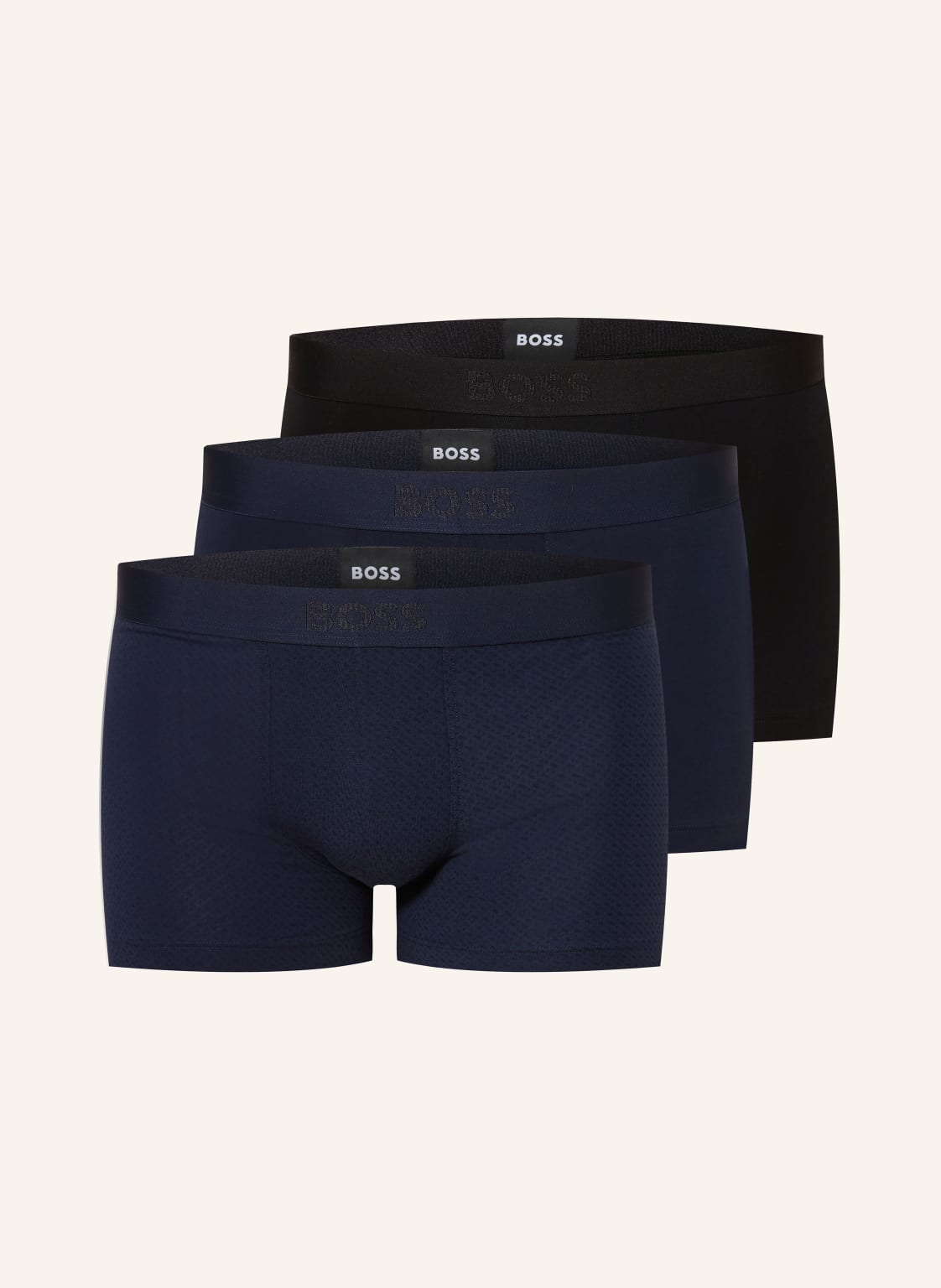 Boss Bokserki One, 3 Szt. blau