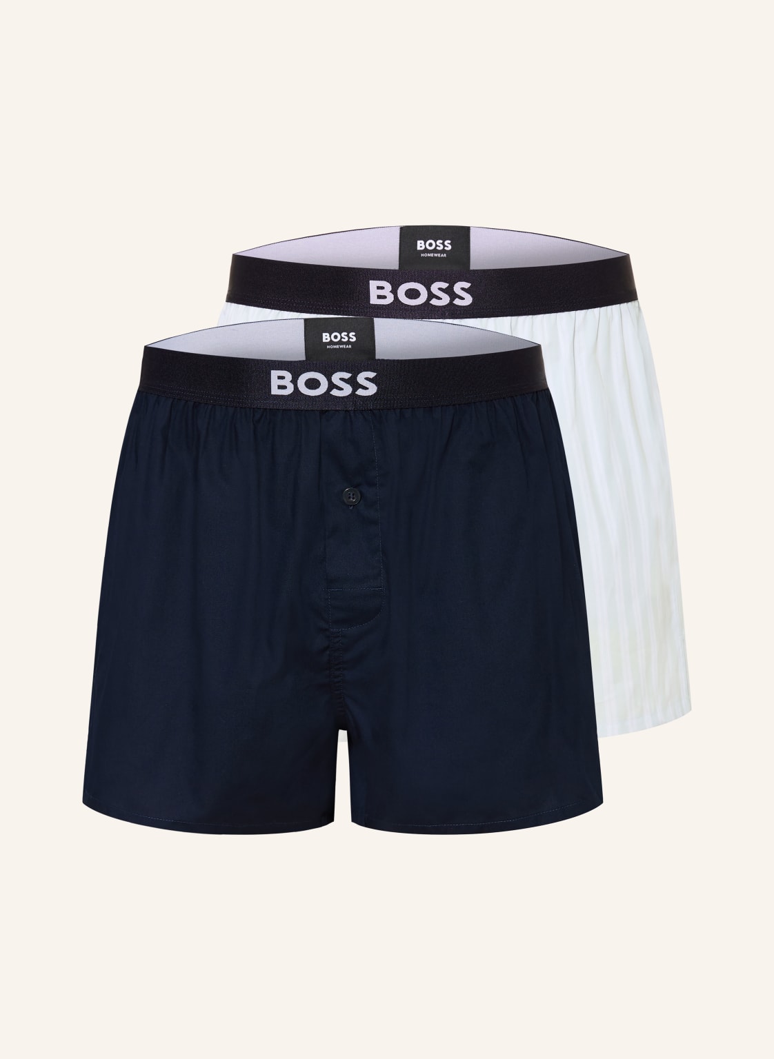 Boss Bokserki Tkane, 2 Szt. blau