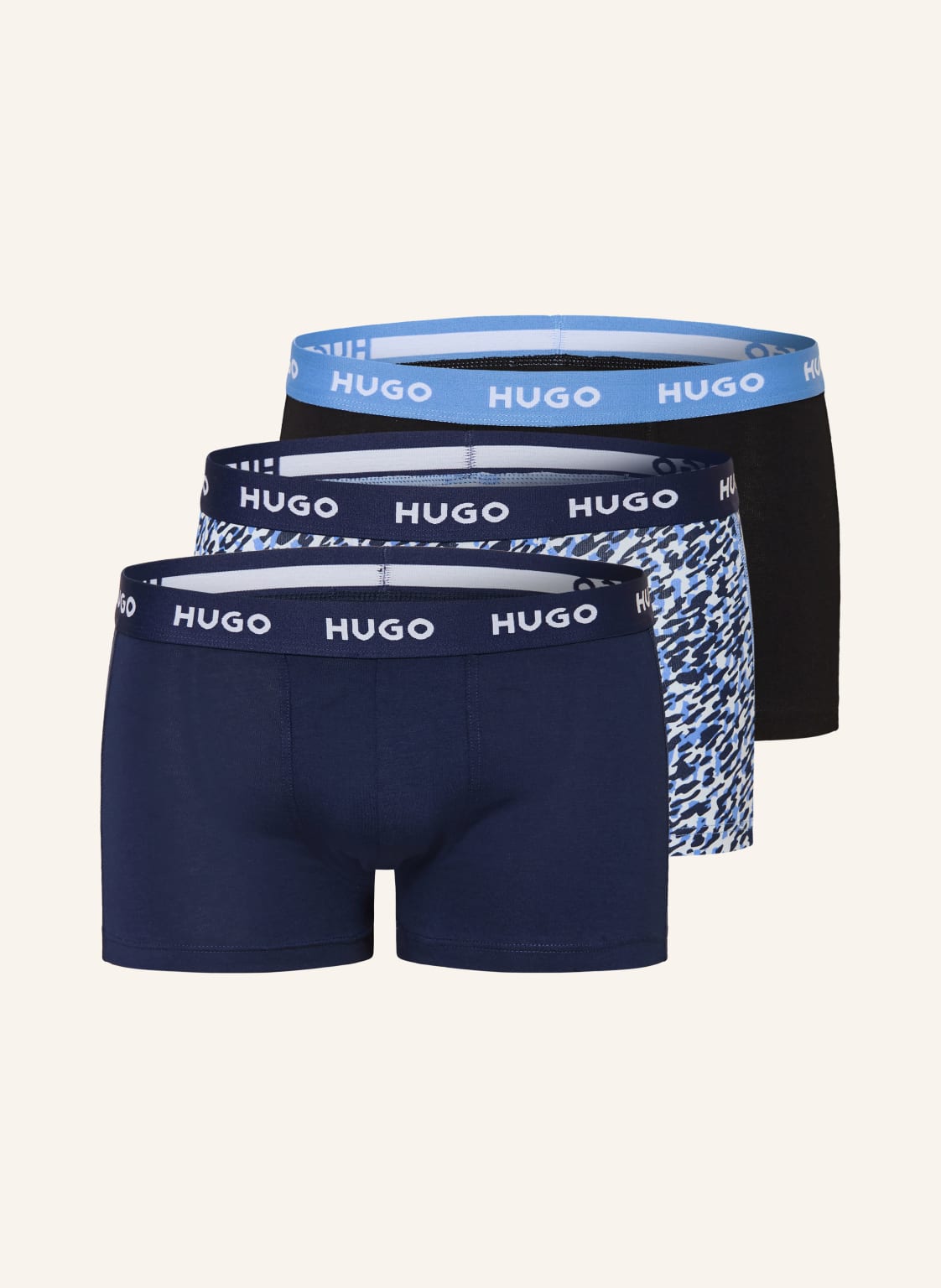Hugo Bokserki, 3 Szt. blau