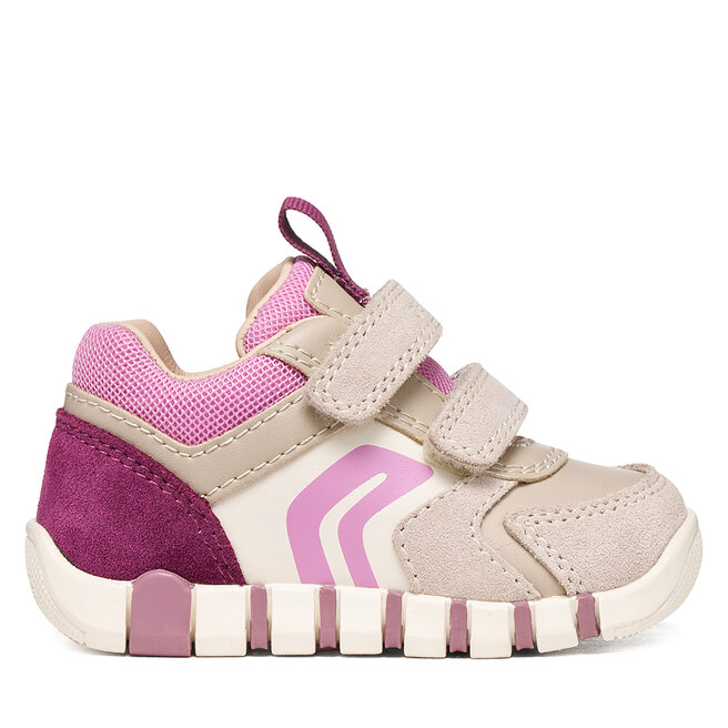 Sneakersy Geox B Iupidoo Girl B3558C 05422 C5378 Beżowy