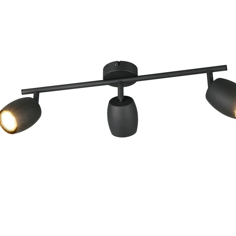 Reflektor listwa ruchome reflektorki NANCY czarny 3xGU10x35W metal wym:15,5x47,5x8cm IP20 RL