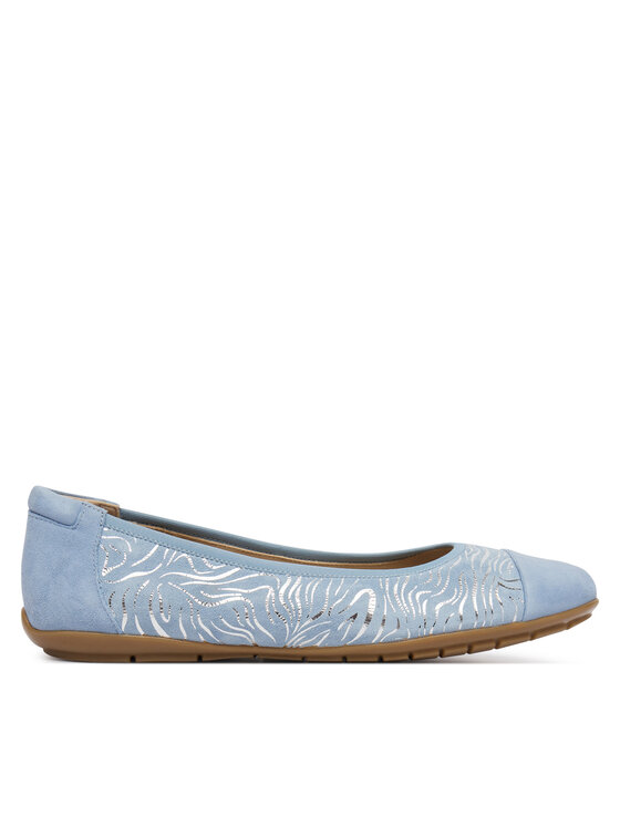 Caprice Baleriny 9-22101-46 Niebieski