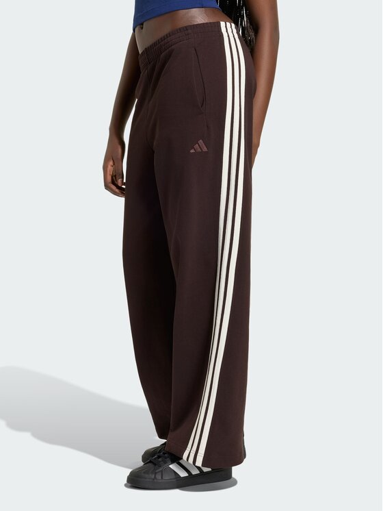 adidas Spodnie materiałowe 164808 Brązowy Loose Fit