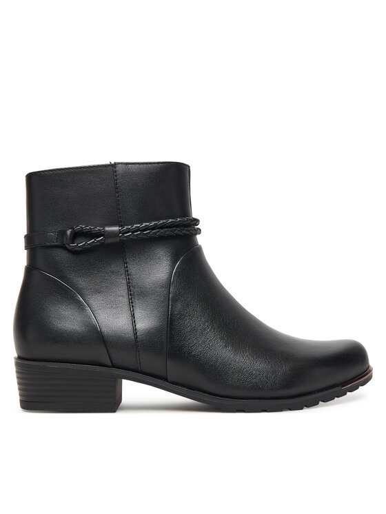 Caprice Botki 9-25404-45 Czarny