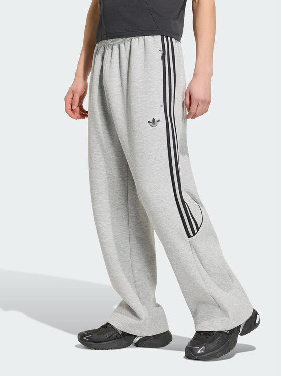 adidas Spodnie materiałowe 168988 Szary Loose Fit
