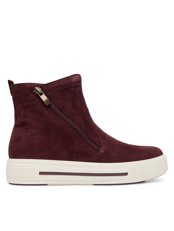 Caprice Botki 9-25451-45 Bordowy