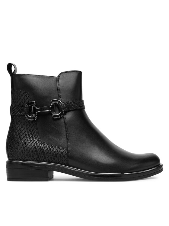 Caprice Botki 9-25312-45 Czarny