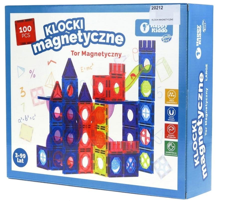 Klocki magnetyczne 100el