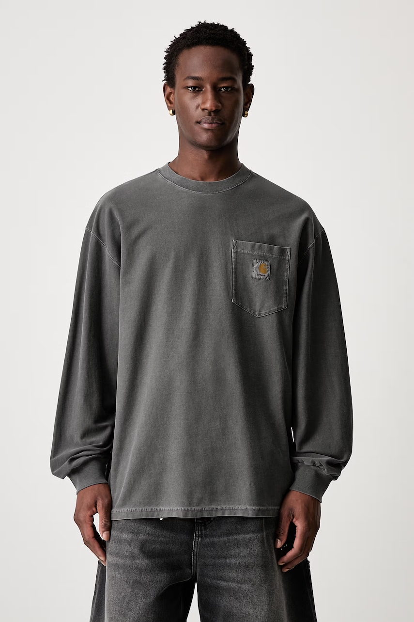 Carhartt WIP L/S Loose Pocket longsleeve męski bawełniany
