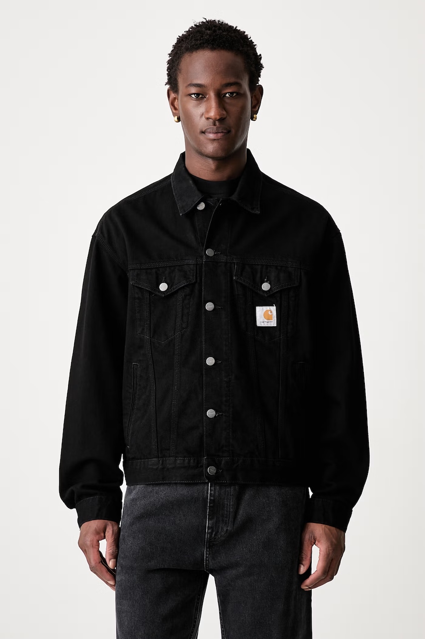 Carhartt WIP Helston krótka kurtka jeansowa męska