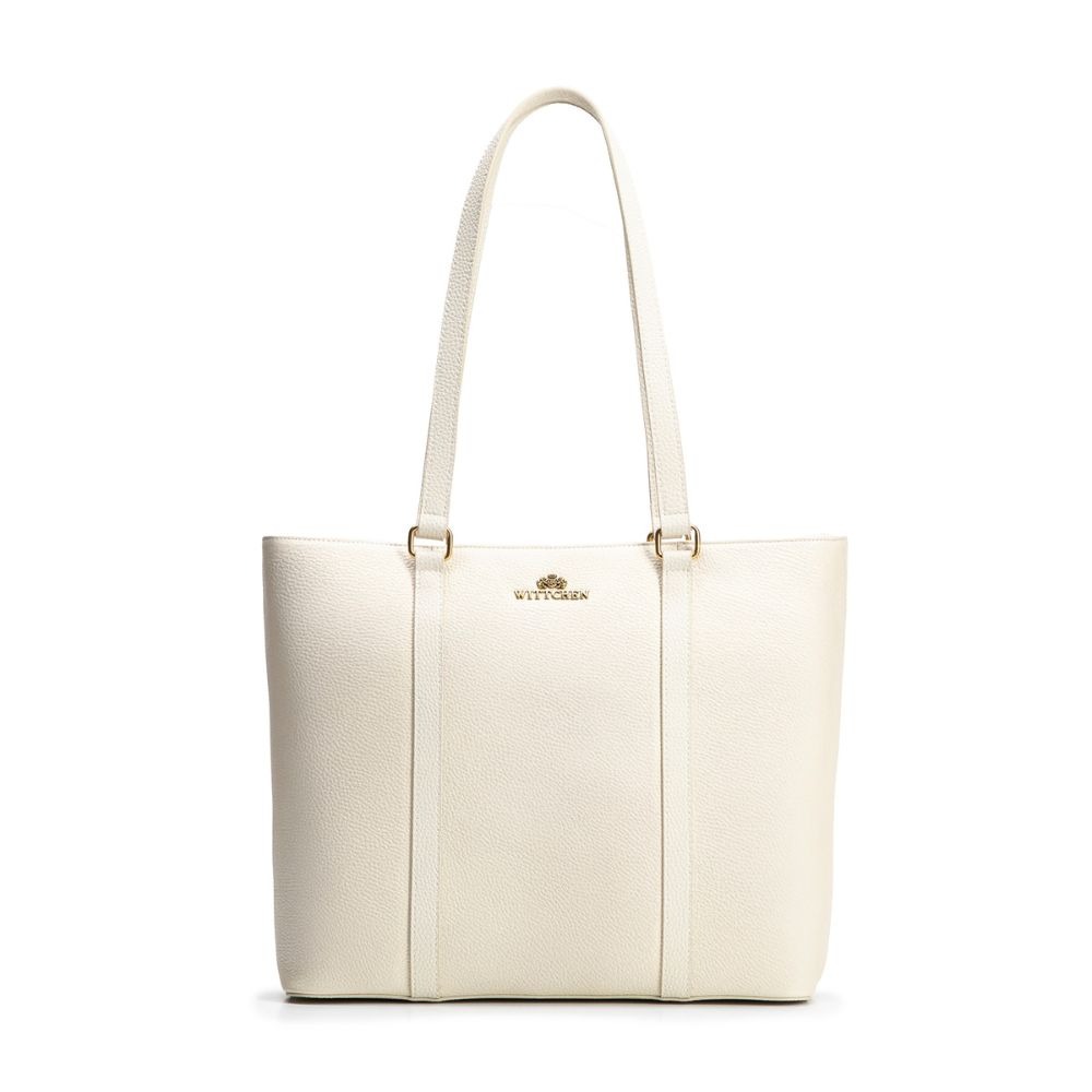 Wittchen Elegancka torebka Shopper Biała
