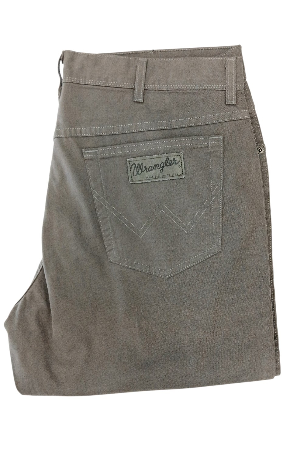 WRANGLER TEXAS STRETCH GREY SPODNIE MATERIAŁOWE MĘSKIE