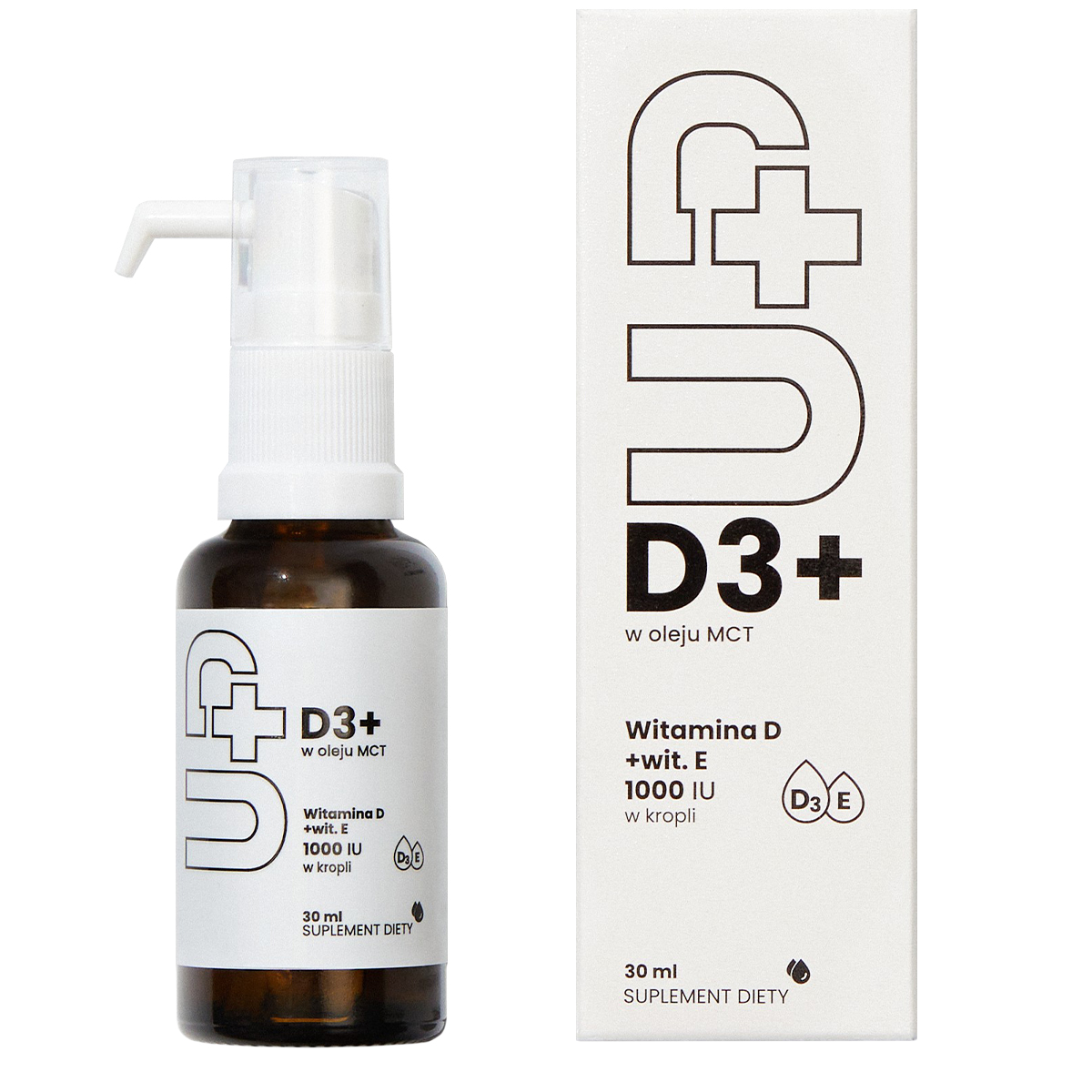 Up D3+ w oleju MCT, 30 ml