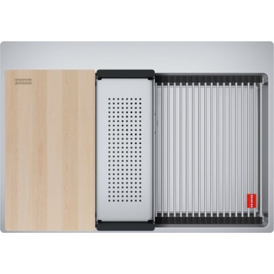 Franke Zlewozmywak jednokomorowy Box Pro BXX PRO 210-70 TL 127.0749.857 Stal szlachetna 51x73