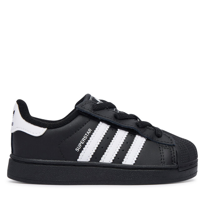 Sneakersy adidas Superstar II Elastic Lace JH9985 Czarny