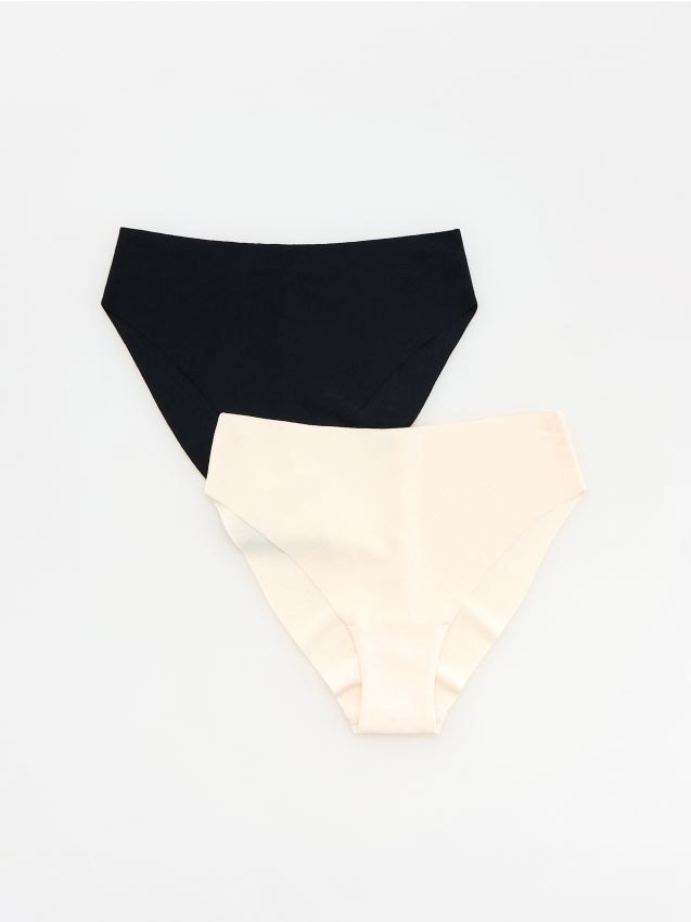Reserved - Majtki figi 2 pack - złamana biel