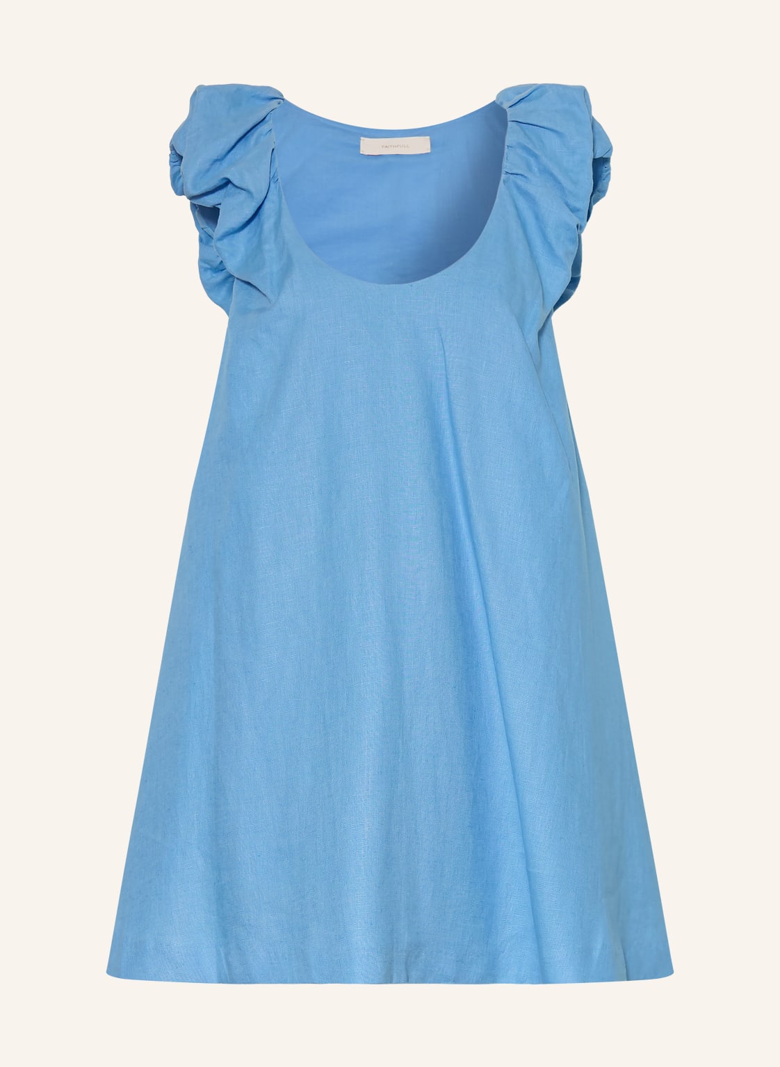 Faithfull The Brand Sukienka Lniana Nina blau