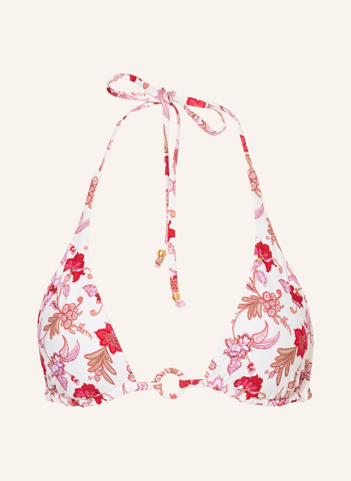 Seafolly Góra Od Bikini Trójkątnego Summer Chintz rosa