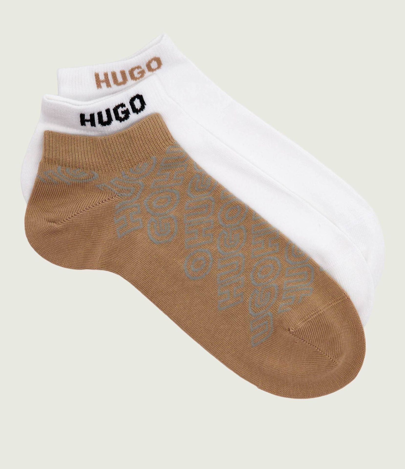 Hugo Bodywear Skarpety/stopki 3 pack AS LOGO AOP CC