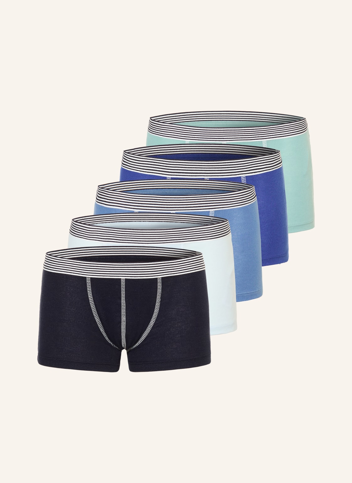 Petit Bateau Zestaw 5 Par Bokserek blau