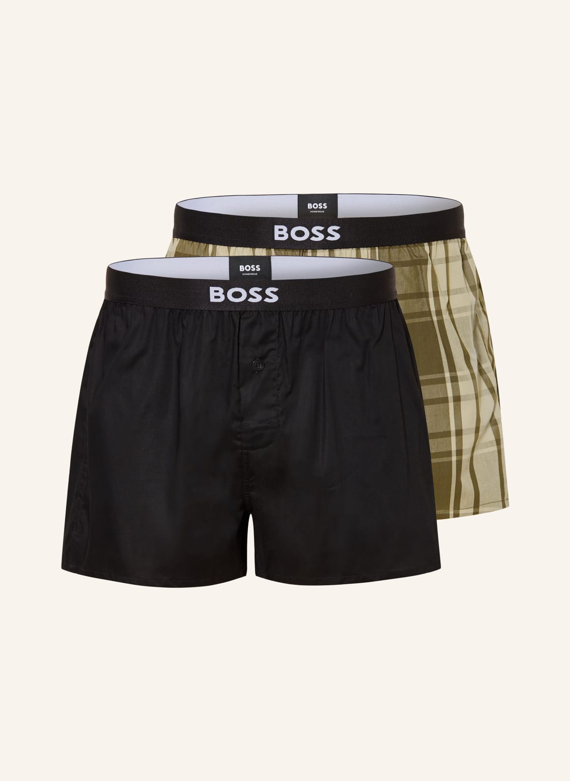 Boss Bokserki Tkane, 2 Szt. gruen