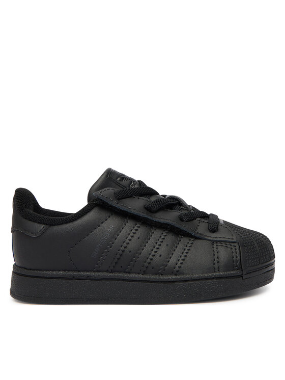 adidas Sneakersy Superstar II Comfort Closure Elastic Lace JR9415 Czarny