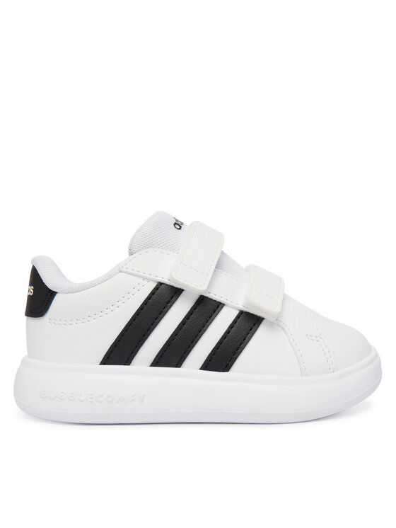 adidas Sneakersy Grand Court 3.0 Bubble Shoes Infants JS4906 Biały
