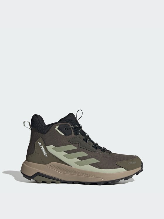 adidas Trekkingi Terrex Anylander Mid Rain.Rdy Hiking Shoes JR6594 Brązowy