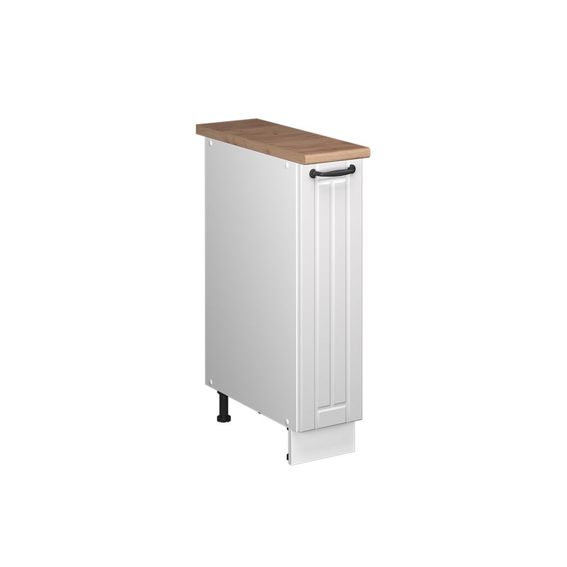 Vicco Szafka apteczna Fame-Line, Biały rustykalny/Biały, 20 cm, BP Dąb