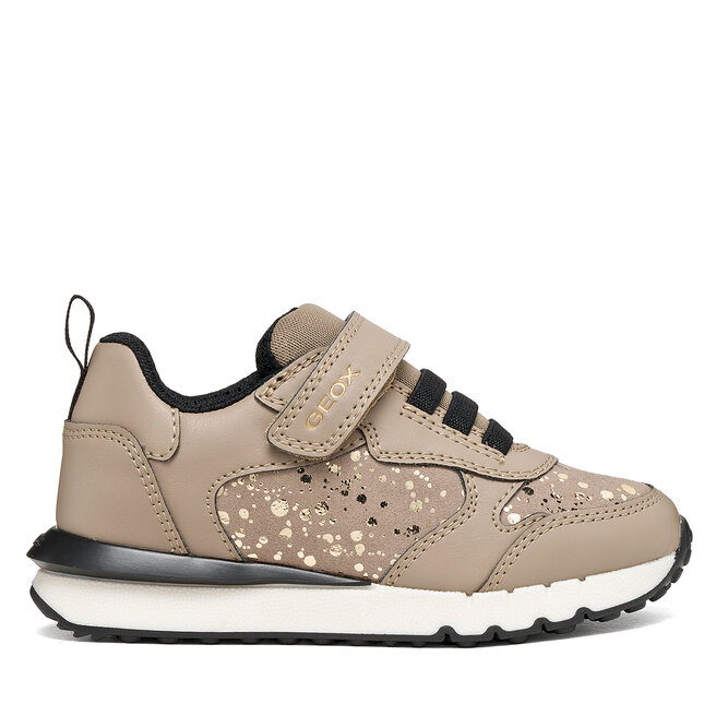 Sneakersy Geox J Fastics Girl J46GZB 0BCBL C5M2X S Beżowy